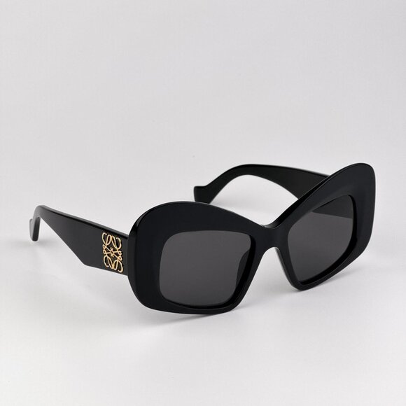 Loewe ANAGRAM LW40128I Sunglasses – Black Cat-Eye Frame | Model LW40128I 01A - Picture 5 of 12